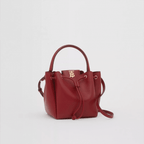 Burberry Monogram Motif Leather Bucket Bag