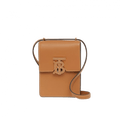 Burberry Topstitched Leather Robin Bag