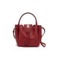 Burberry Monogram Motif Leather Bucket Bag