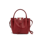 Burberry Monogram Motif Leather Bucket Bag