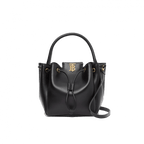 Burberry Monogram Motif Leather Bucket Bag