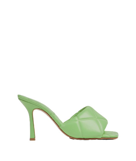 Bottega Veneta Rubber Lido Sandal in Pistachio