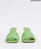 Bottega Veneta Rubber Lido Sandal in Pistachio