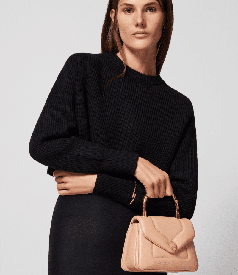 Serpenti Reverse Top Handle