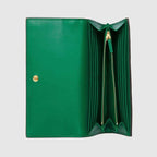 Gucci Ophidia snakeskin continental wallet