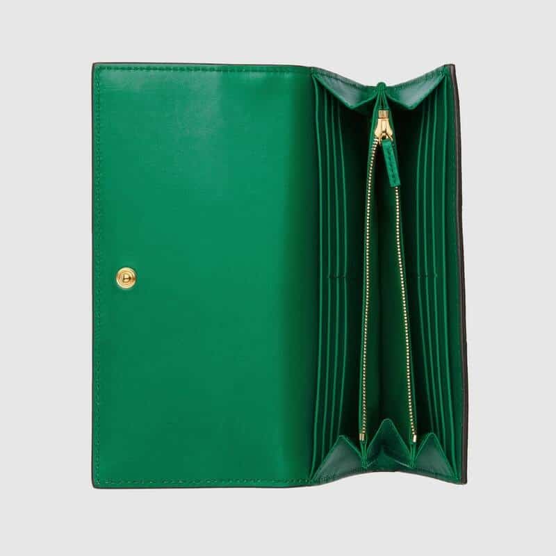 Gucci Ophidia snakeskin continental wallet