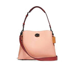 Coach Willow Shoulder Bag In Colorblock With Signature