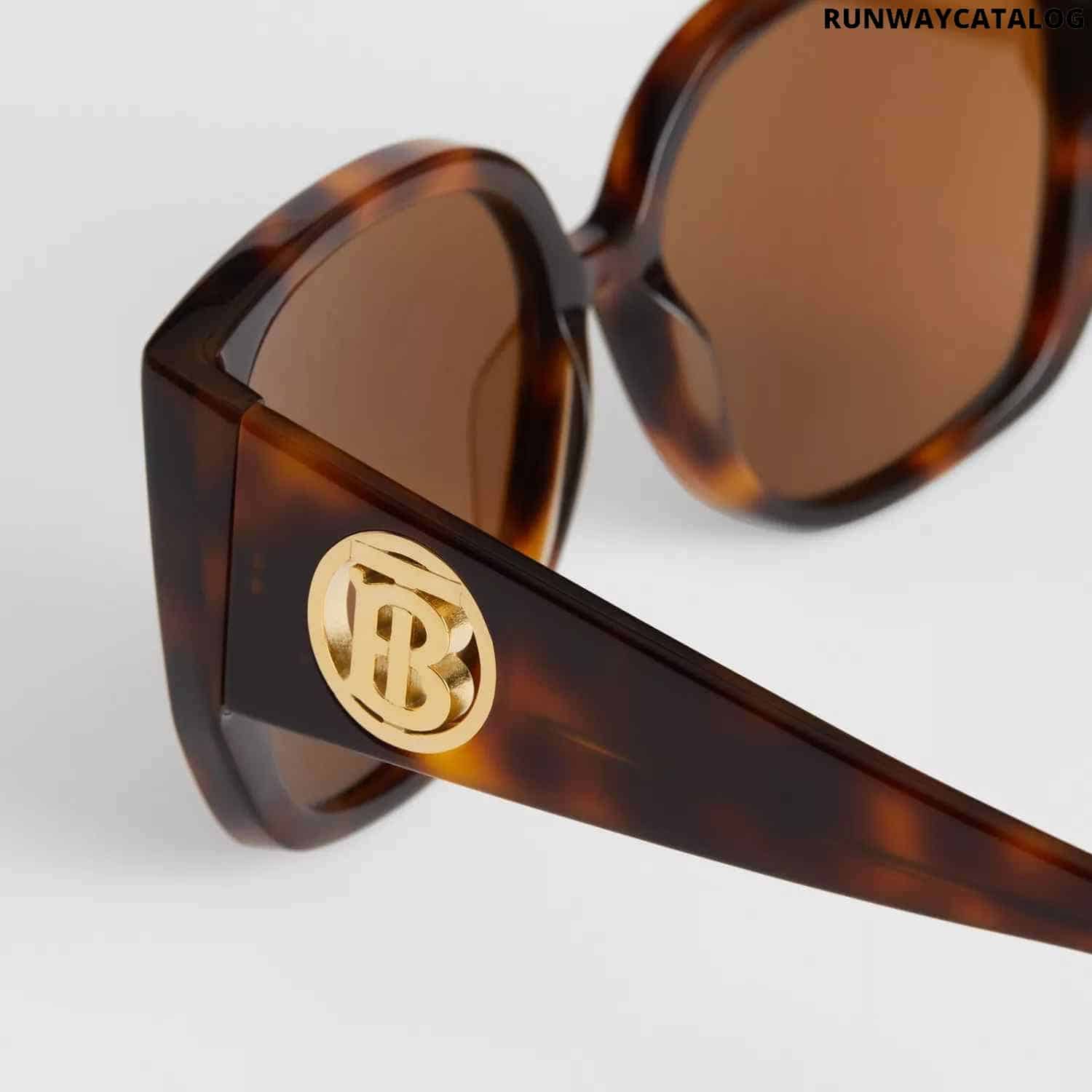 Burberry Oversized Butterfly Frame Sunglasses