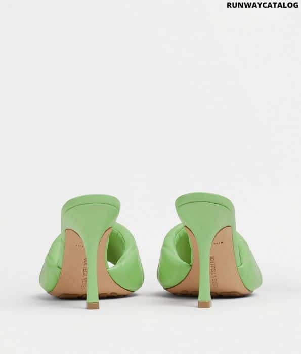 Bottega Veneta Rubber Lido Sandal in Pistachio