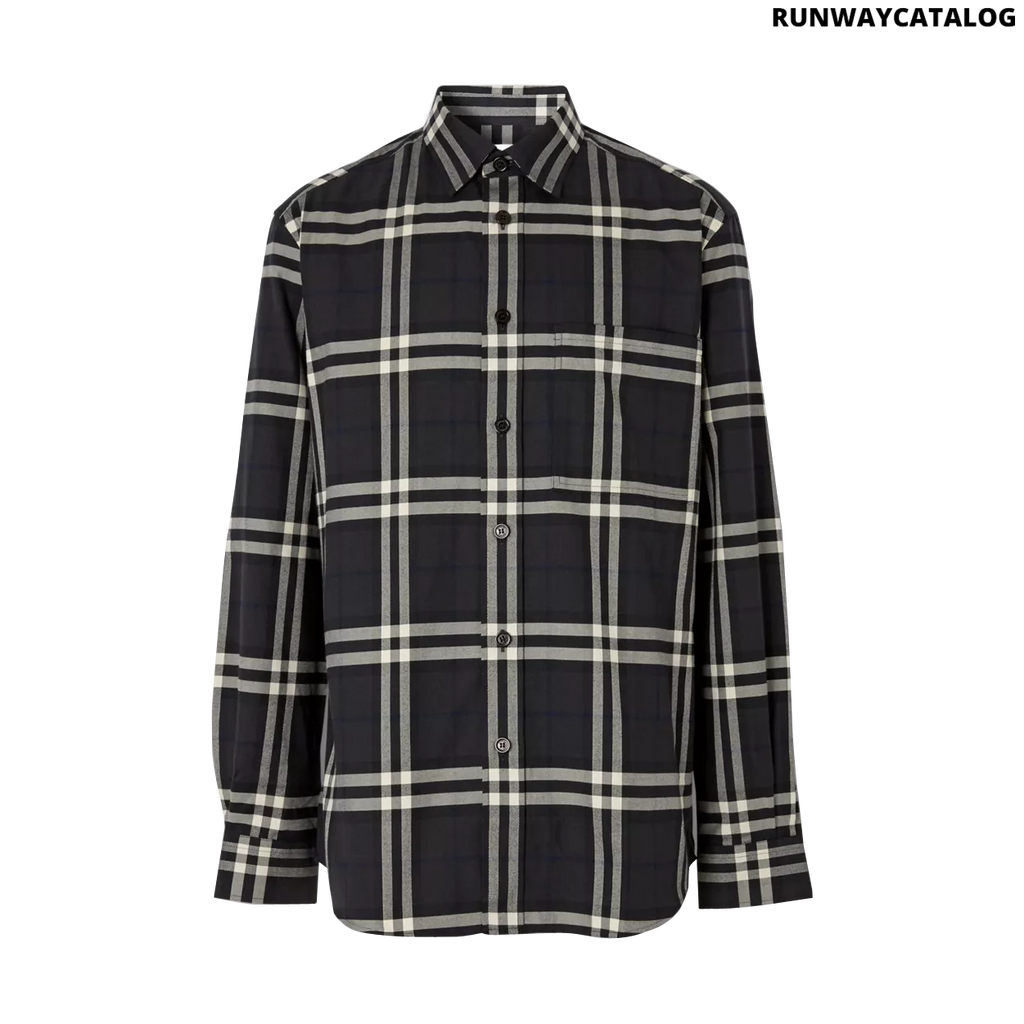 Burberry Vintage Check Cotton Flannel Shirt