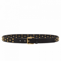 Versace Medusa Stud Leather Belt