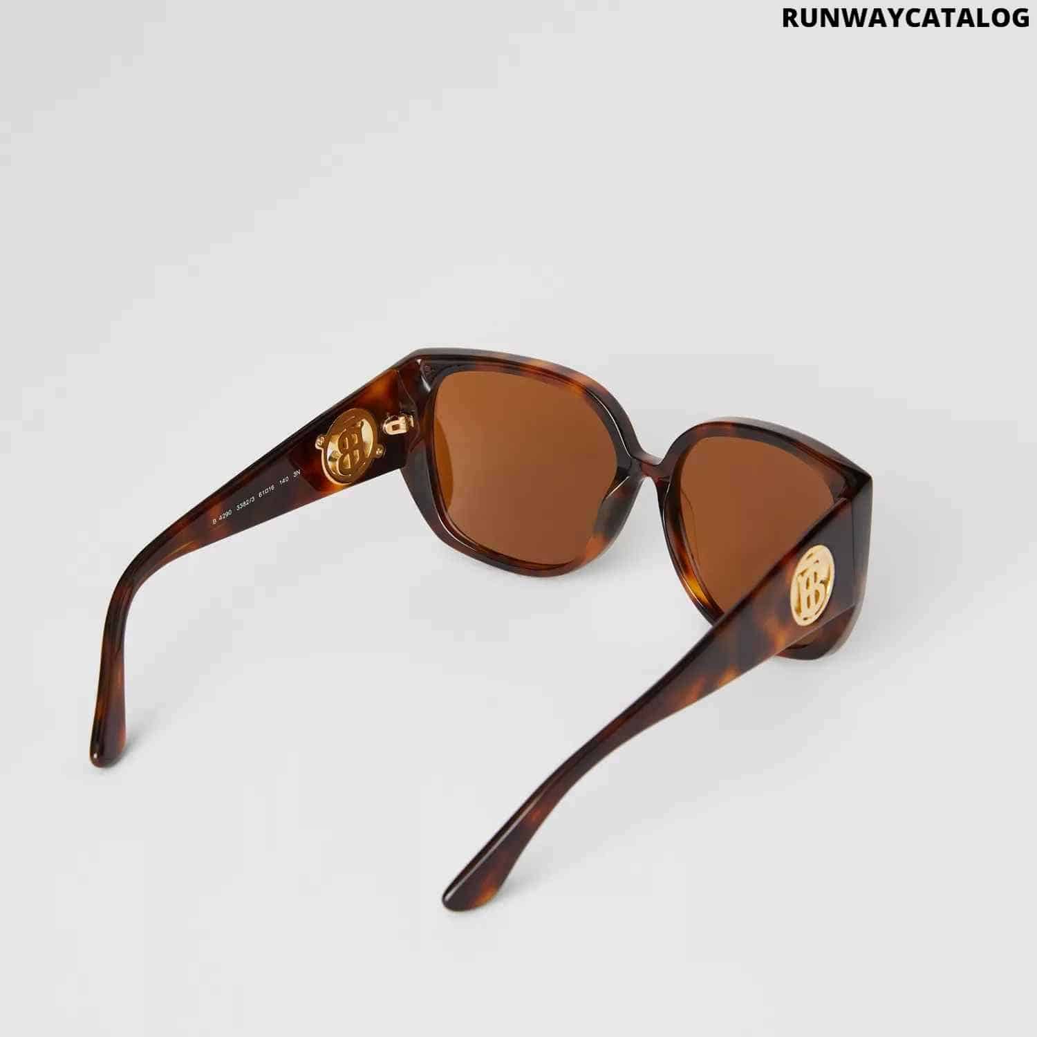 Burberry Oversized Butterfly Frame Sunglasses