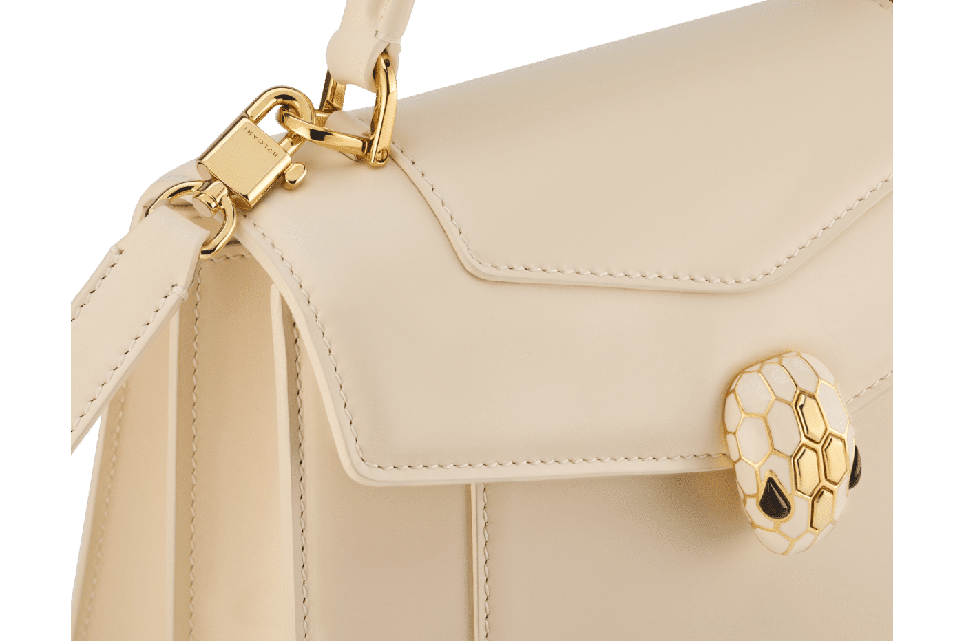 Serpenti Reverse Top Handle