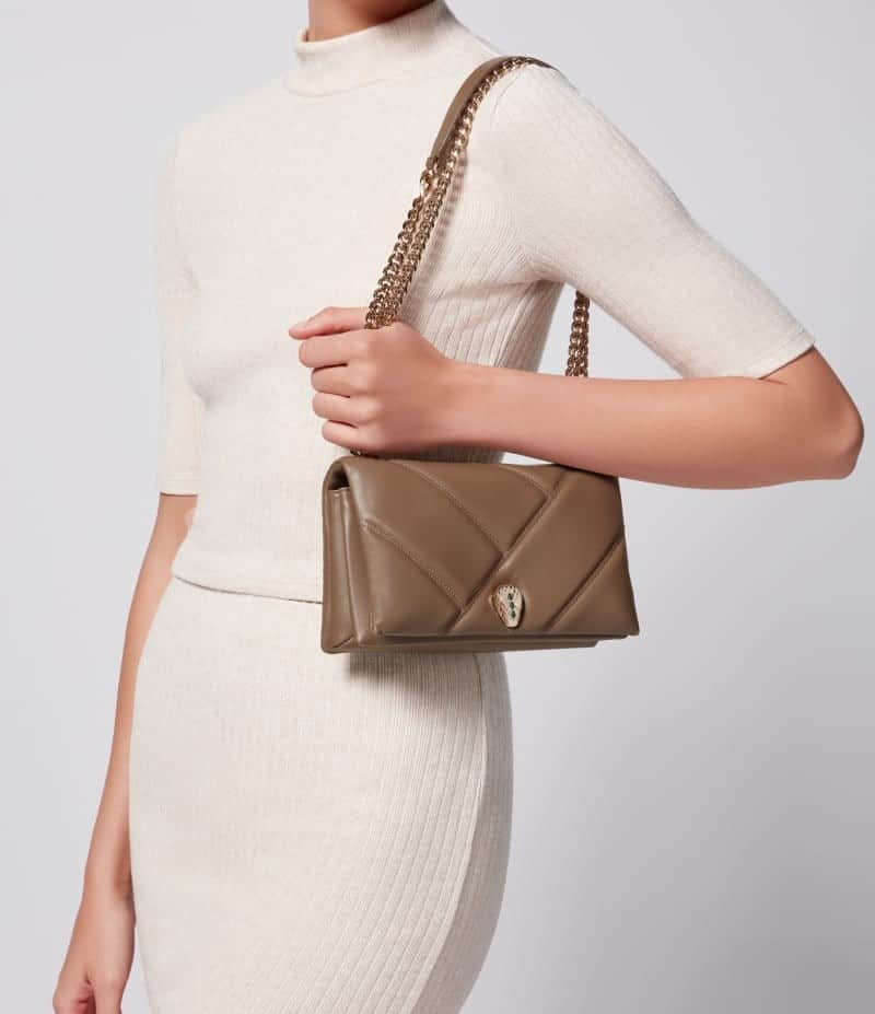 Serpenti Cabochon Shoulder Bag