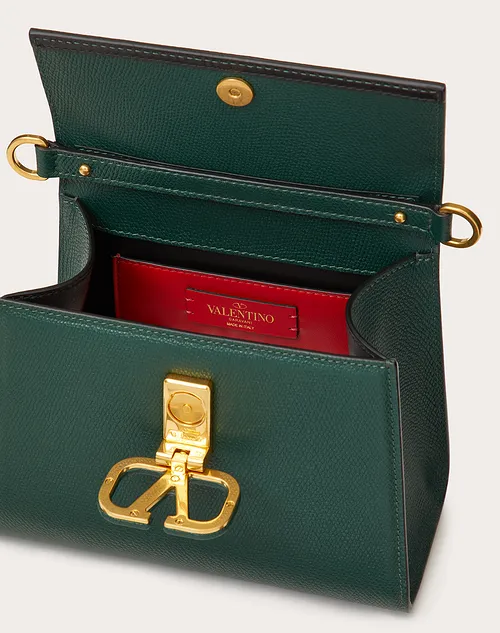 Valentino Mini Vsling Grainy Calfskin Handbag