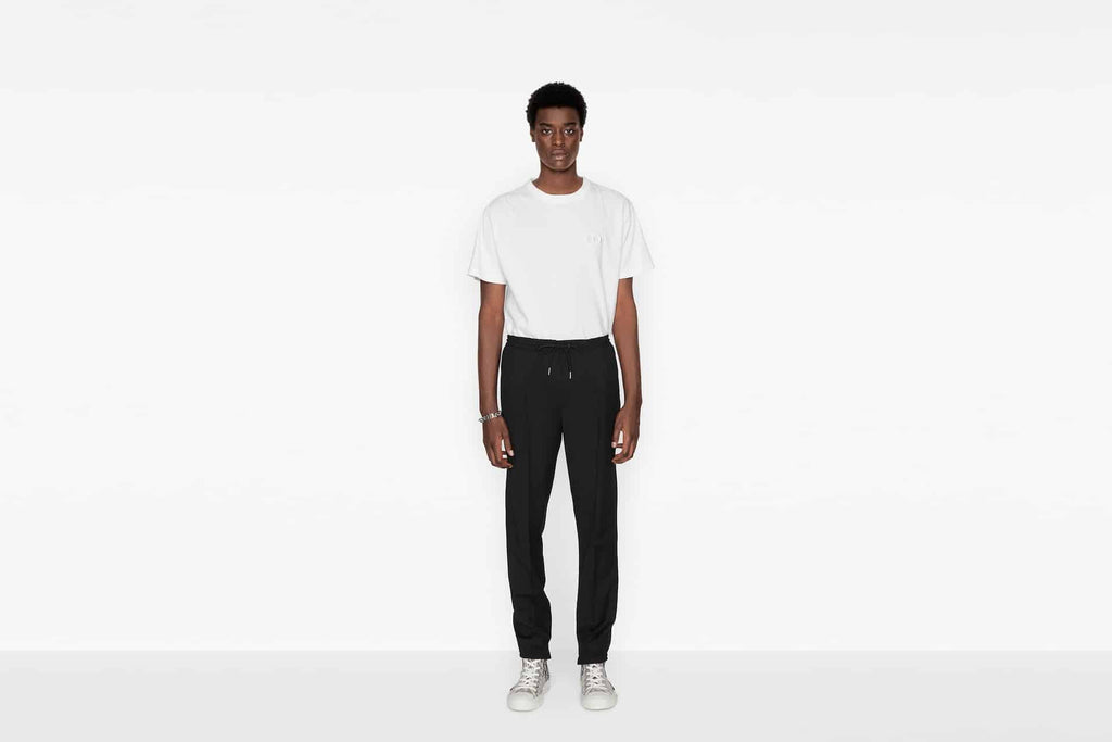 CD Icon Relaxed-Fit T-Shirt White Cotton Jersey