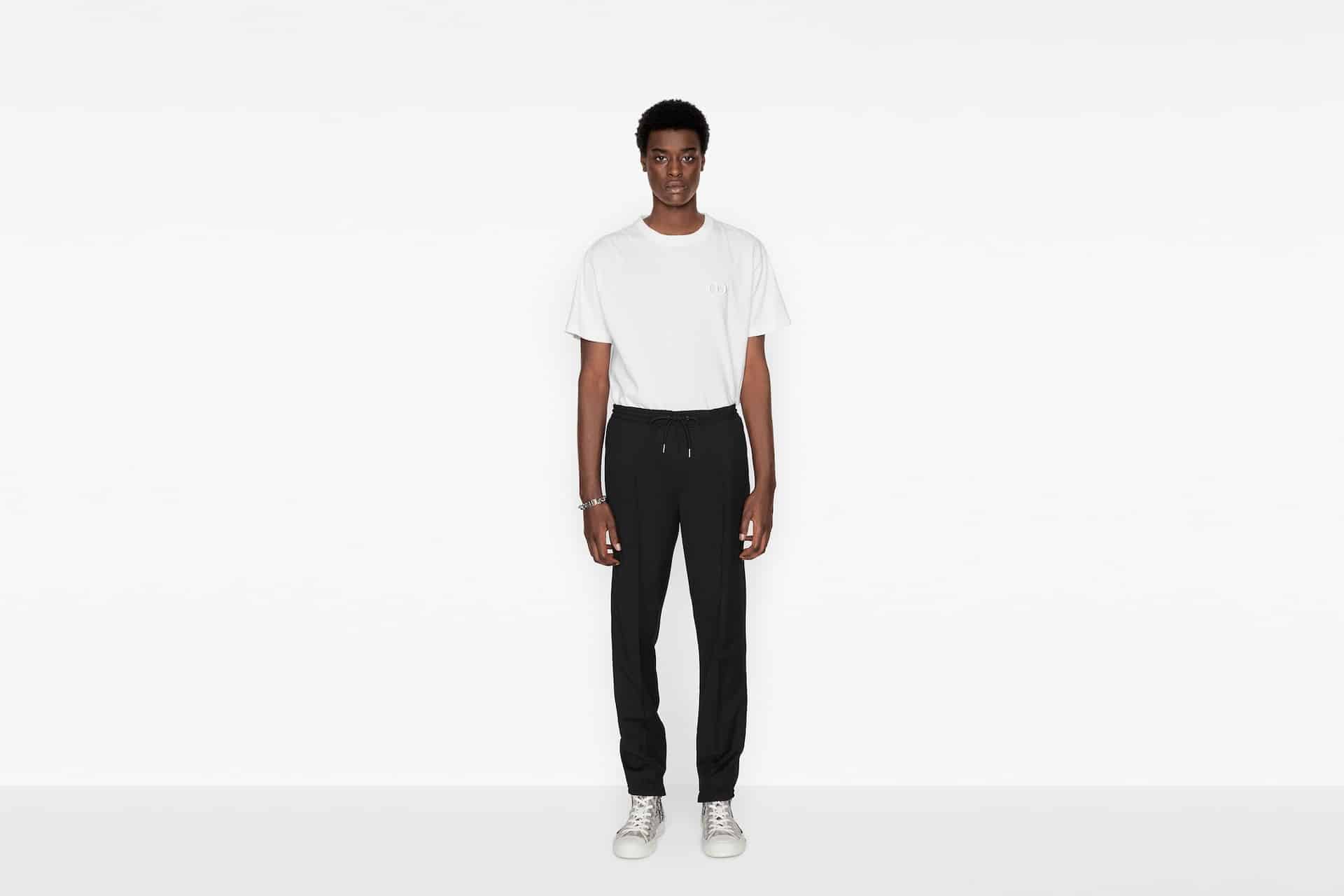 CD Icon Relaxed-Fit T-Shirt White Cotton Jersey