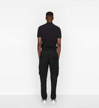 CD ICON POLO SHIRT Black Cotton Piqué