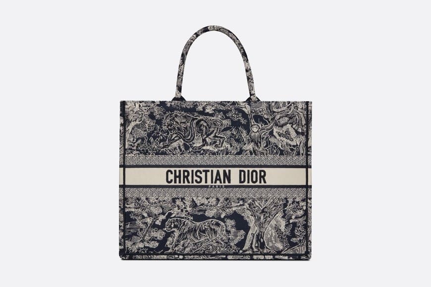 LARGE DIOR BOOK TOTE