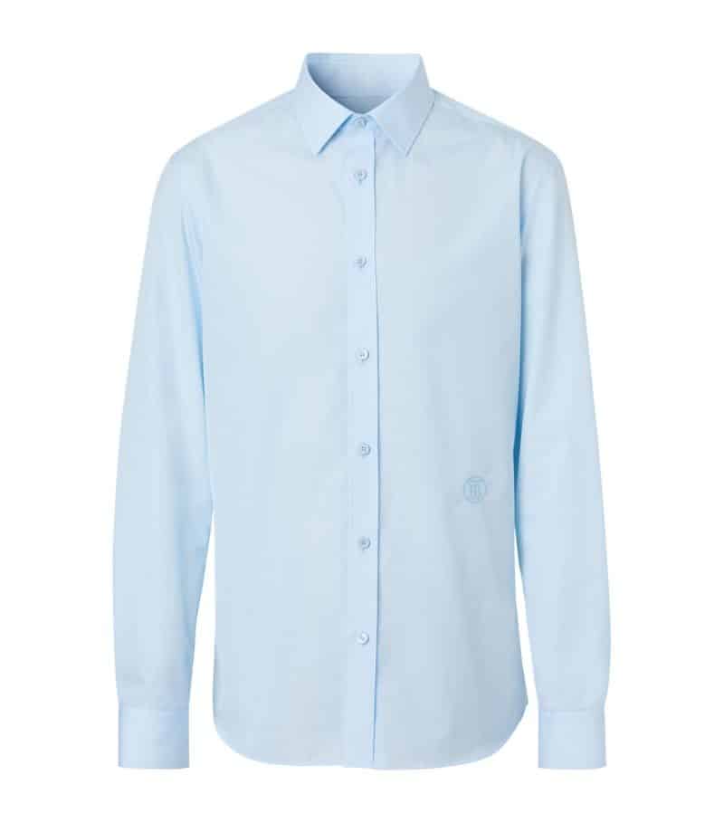 BURBERRY  Monogram Cotton Poplin Shirt