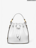 Michael Kors Monogramme Small Leather Bucket Bag