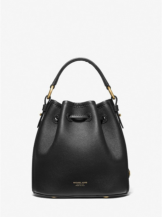 Michael Kors Monogramme Small Leather Bucket Bag