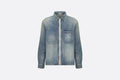 CHRISTIAN DIOR ATELIER ZIPPED OVERSHIRT Blue Cotton Denim