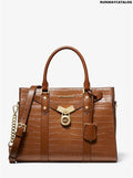 Michael Kors Large Crocodile Leather Satchel
