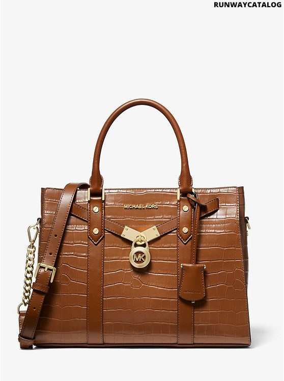 Michael Kors Large Crocodile Leather Satchel
