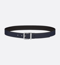 Black and Navy Blue Smooth Calfskin, 30 MM