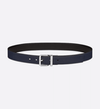 Black and Navy Blue Smooth Calfskin, 30 MM