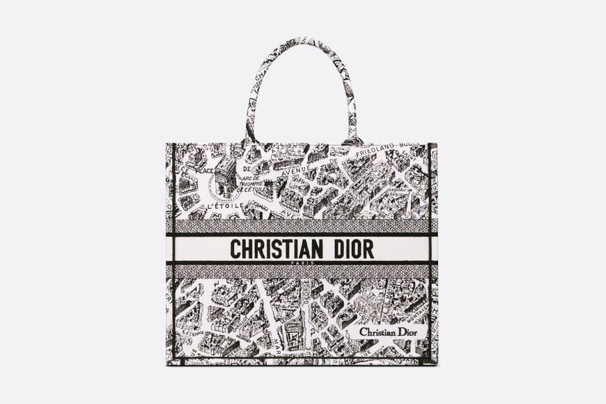 LARGE DIOR BOOK TOTE