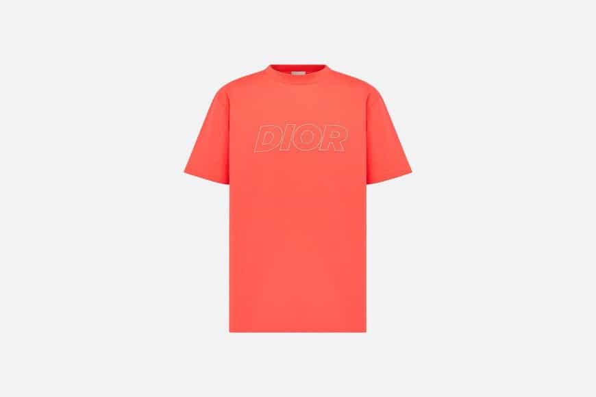 RELAXED-FIT T-SHIRT Coral Cotton Jersey