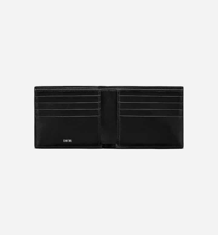 Black Dior Oblique Galaxy Leather