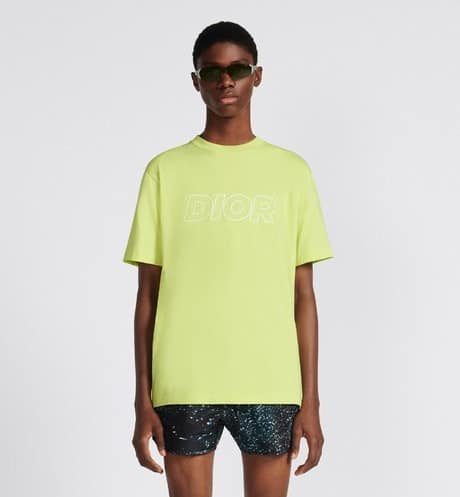 RELAXED-FIT T-SHIRT Yellow Cotton Jersey
