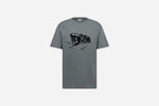 RELAXED-FIT T-SHIRT Gray Slub Cotton Jersey