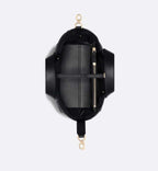 SMALL DIOR TOUJOURS BAG Black Macrocannage Calfskin