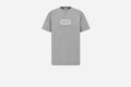 Christian Dior Couture Relaxed-Fit T-Shirt Gray Cotton Jersey