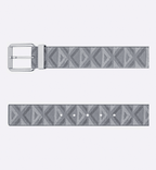 Dior Gray CD Diamond Canvas and Dior Gray Smooth Calfskin, 40 MM