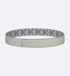 Dior Gray CD Diamond Canvas and Dior Gray Smooth Calfskin, 40 MM