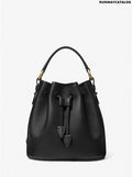 Michael Kors Monogramme Small Leather Bucket Bag
