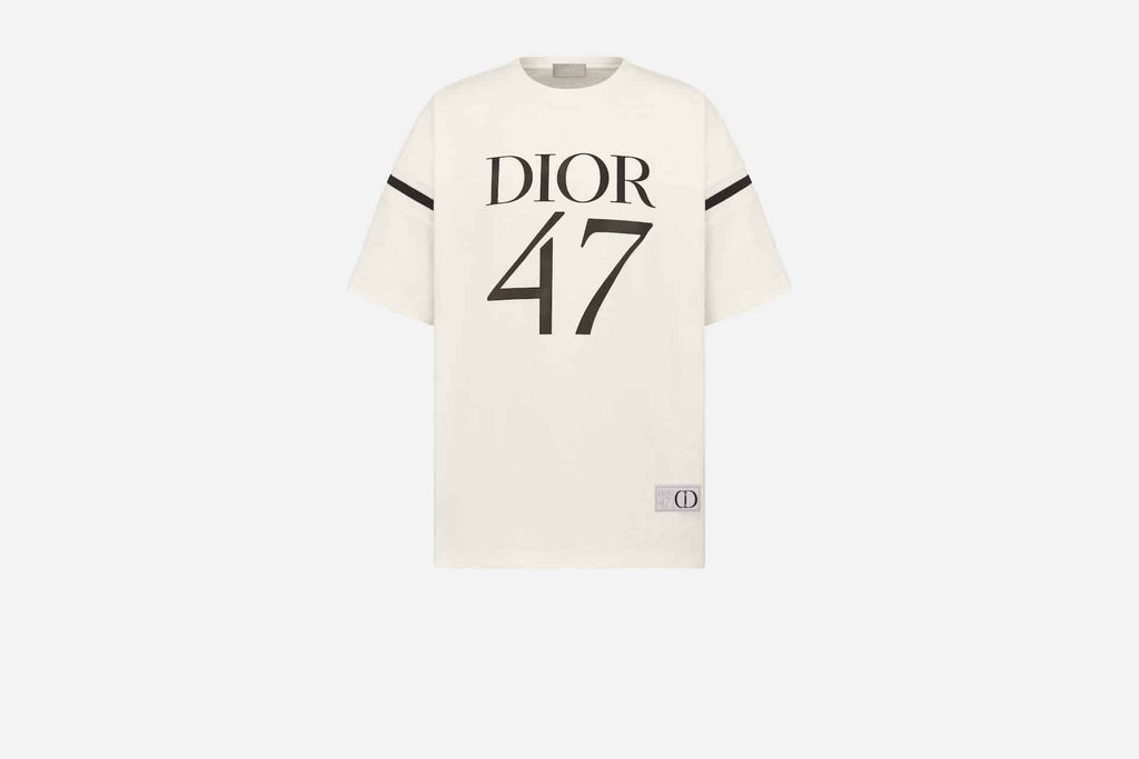 Oversized T-Shirt White Slub Cotton Jersey