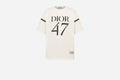 Oversized T-Shirt White Slub Cotton Jersey
