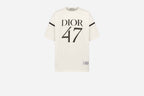 Oversized T-Shirt White Slub Cotton Jersey