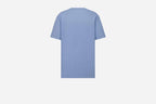 Christian Dior Couture Relaxed-Fit T-Shirt Blue Cotton Jersey