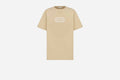 Christian Dior Couture Relaxed-Fit T-Shirt Beige Cotton Jersey