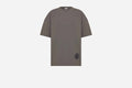 T-Shirt Gray Cotton Jersey and Silk
