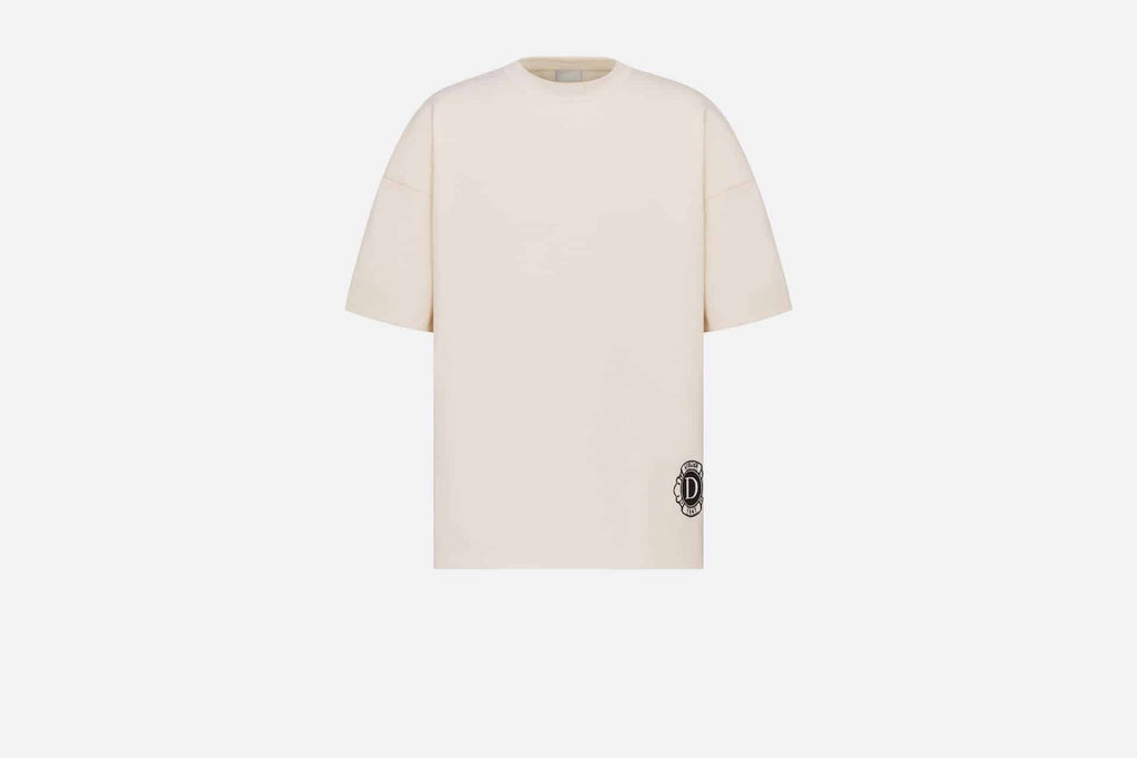 T-Shirt Ecru Silk and Cotton Jersey