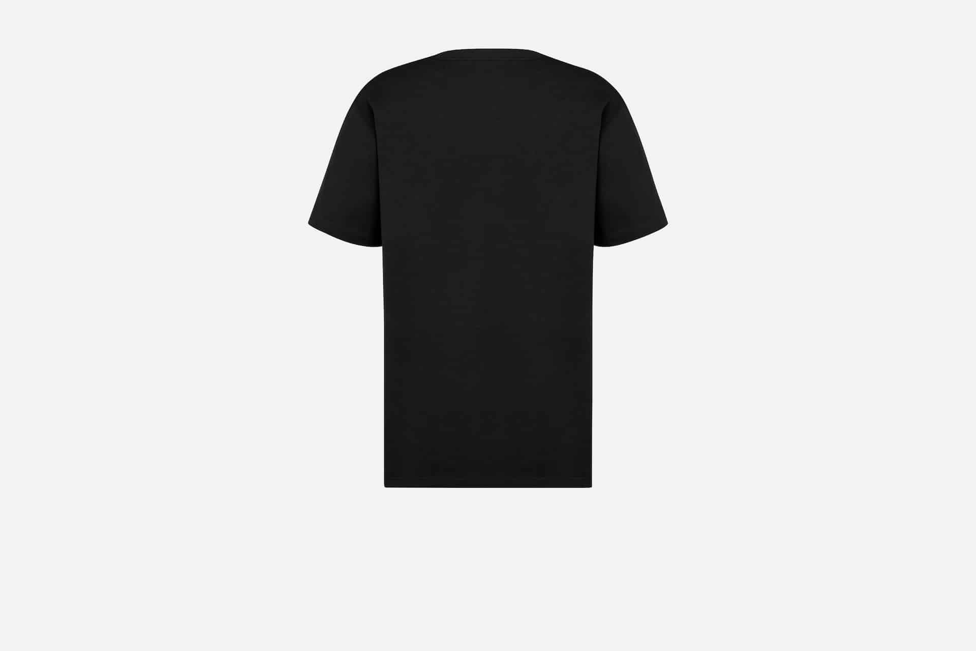 Christian Dior Couture Relaxed-Fit T-Shirt Black Cotton Jersey