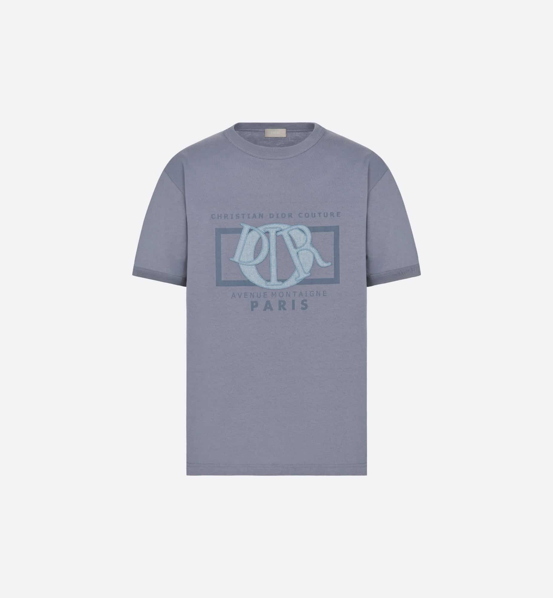 Relaxed-Fit T-Shirt Gray Cotton Jersey